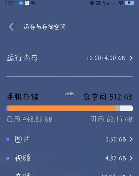 手机内存12 256GB详解